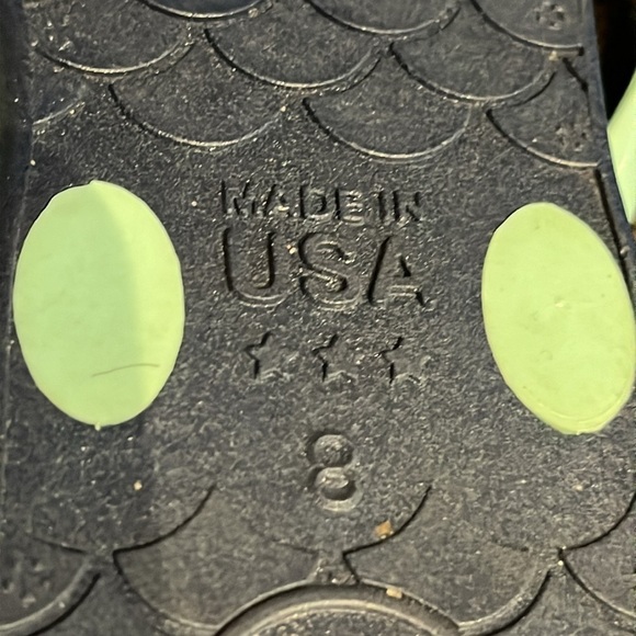 Mec shoreline womens flip flops size 8- new never used- blue beach pool sandals - Picture 4 of 5